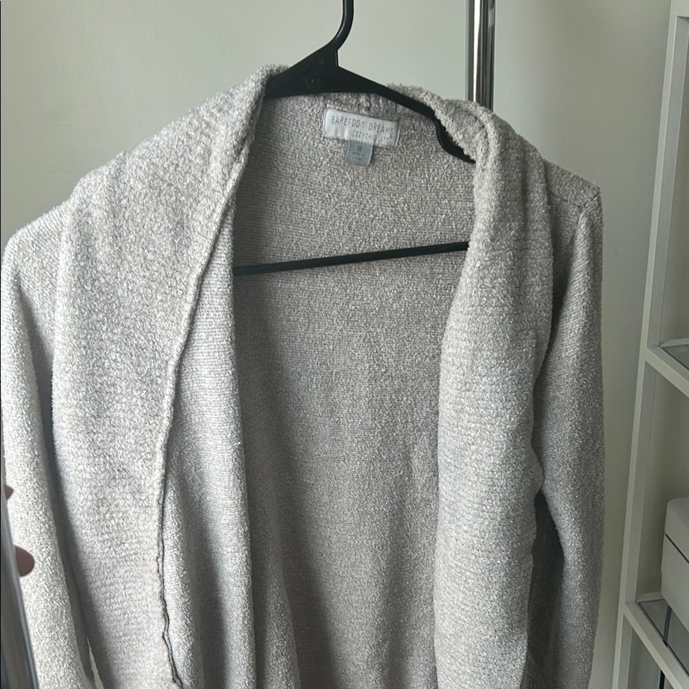 Barefoot Dreams Gray Circle Cardigan